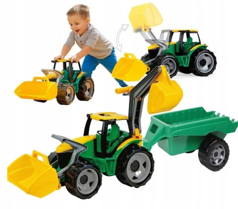 Koparka z łyżką Traktor Spych +przyczepa Koparka z łyżką Traktor Spych +przyczepa