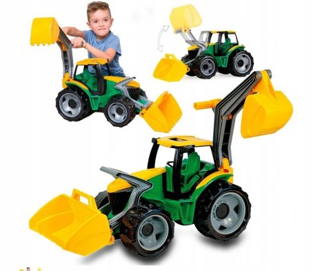 Koparka z łyżką Traktor Spych +przyczepa Koparka z łyżką Traktor Spych +przyczepa