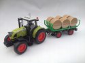TRAKTOR Z PRZYCZEPĄ DUŻY ZESTAW 2 TRAKTORY