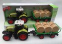 TRAKTOR Z PRZYCZEPĄ DUŻY ZESTAW 2 TRAKTORY