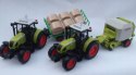 TRAKTOR Z PRZYCZEPĄ DUŻY ZESTAW 2 TRAKTORY