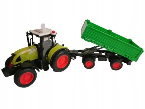TRAKTOR Z PRZYCZEPĄ DUŻY ZESTAW ŚWIATŁO DZWIĘK TRAKTOR Z PRZYCZEPĄ DUŻY ZESTAW ŚWIATŁO DZWIĘK