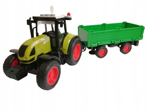 TRAKTOR Z PRZYCZEPĄ DUŻY ZESTAW ŚWIATŁO DZWIĘK TRAKTOR Z PRZYCZEPĄ DUŻY ZESTAW ŚWIATŁO DZWIĘK