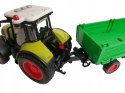 TRAKTOR Z PRZYCZEPĄ DUŻY ZESTAW ŚWIATŁO DZWIĘK TRAKTOR Z PRZYCZEPĄ DUŻY ZESTAW ŚWIATŁO DZWIĘK