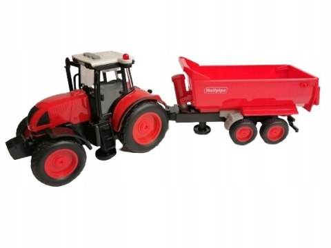 TRAKTOR Z PRZYCZEPĄ ŚWIATŁO DZWIĘK Farmer TRAKTOR Z PRZYCZEPĄ ŚWIATŁO DZWIĘK Farmer
