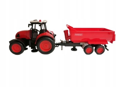 TRAKTOR Z PRZYCZEPĄ ŚWIATŁO DZWIĘK Farmer TRAKTOR Z PRZYCZEPĄ ŚWIATŁO DZWIĘK Farmer