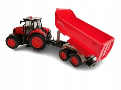 TRAKTOR Z PRZYCZEPĄ ŚWIATŁO DZWIĘK Farmer TRAKTOR Z PRZYCZEPĄ ŚWIATŁO DZWIĘK Farmer