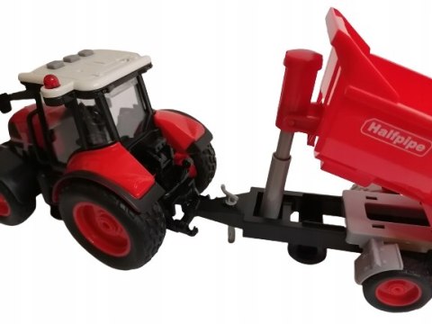 TRAKTOR Z PRZYCZEPĄ ŚWIATŁO DZWIĘK Farmer TRAKTOR Z PRZYCZEPĄ ŚWIATŁO DZWIĘK Farmer