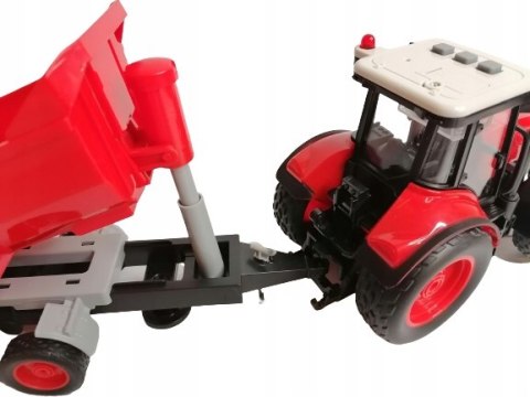 TRAKTOR Z PRZYCZEPĄ ŚWIATŁO DZWIĘK Farmer TRAKTOR Z PRZYCZEPĄ ŚWIATŁO DZWIĘK Farmer