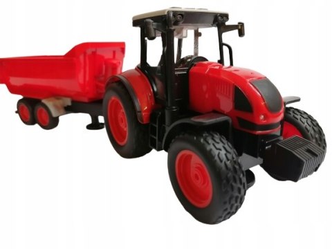 TRAKTOR Z PRZYCZEPĄ ŚWIATŁO DZWIĘK Farmer TRAKTOR Z PRZYCZEPĄ ŚWIATŁO DZWIĘK Farmer