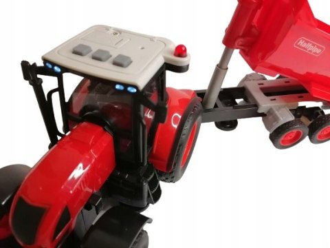 TRAKTOR Z PRZYCZEPĄ ŚWIATŁO DZWIĘK Farmer TRAKTOR Z PRZYCZEPĄ ŚWIATŁO DZWIĘK Farmer
