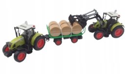 TRAKTOR Z PRZYCZEPĄ ZESTAW ŚWIATŁO DZWIĘK 2szt