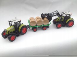 TRAKTOR Z PRZYCZEPĄ ZESTAW ŚWIATŁO DZWIĘK 2szt
