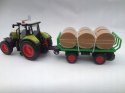 TRAKTOR Z PRZYCZEPĄ ZESTAW ŚWIATŁO DZWIĘK 2szt
