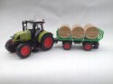 TRAKTOR Z PRZYCZEPĄ ZESTAW ŚWIATŁO DZWIĘK 2szt