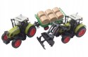 TRAKTOR Z PRZYCZEPĄ ZESTAW ŚWIATŁO DZWIĘK 2szt