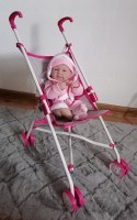 DUŻA LALKA BOBAS BABY+WÓZEK DLA LALEK DUŻA LALKA BOBAS BABY+WÓZEK DLA LALEK