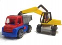 KOPARKA+AUTO Wywrotka 27 cm ZESTAW LENA