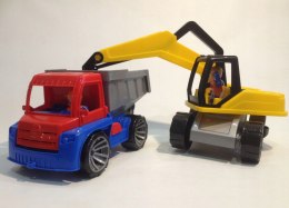 KOPARKA+AUTO Wywrotka 27 cm ZESTAW LENA