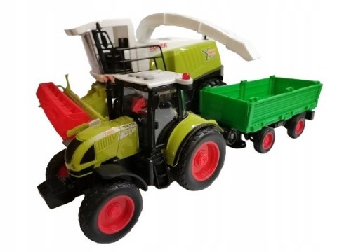 Kombajn Traktor Duży Zestaw dla rolnika FARMER Kombajn Traktor Duży Zestaw dla rolnika FARMER