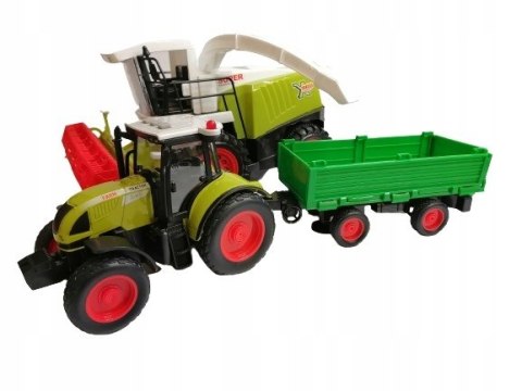 Kombajn Traktor Duży Zestaw dla rolnika FARMER Kombajn Traktor Duży Zestaw dla rolnika FARMER