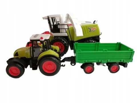 Kombajn Traktor Duży Zestaw dla rolnika FARMER Kombajn Traktor Duży Zestaw dla rolnika FARMER