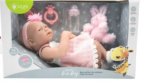 Lalka Bobas baby butelka smoczek +wózek spacerówka Lalka Bobas baby butelka smoczek +wózek spacerówka