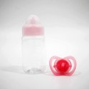 Lalka Bobas baby butelka smoczek +wózek spacerówka
