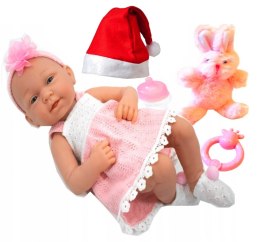 Lalka Bobas baby jak żywa + butelka smoczek+gratis