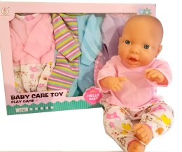 Lalka Bobas baby jak żywa +zestaw ubranek