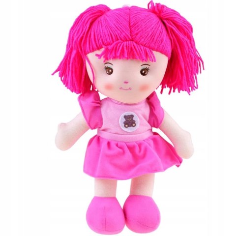 Lalka szmaciana Zuzia 33cm w różowej sukni 33 cm Lalka szmaciana Zuzia 33cm w różowej sukni 33 cm