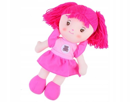 Lalka szmaciana Zuzia 33cm w różowej sukni 33 cm Lalka szmaciana Zuzia 33cm w różowej sukni 33 cm