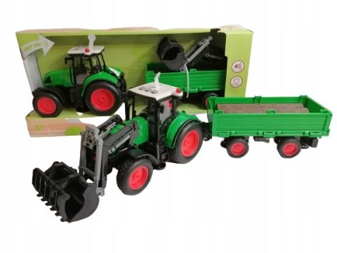 Traktor Ciągnik podnośnik, ŚWIATŁO I DŹWIĘK Traktor Ciągnik podnośnik, ŚWIATŁO I DŹWIĘK