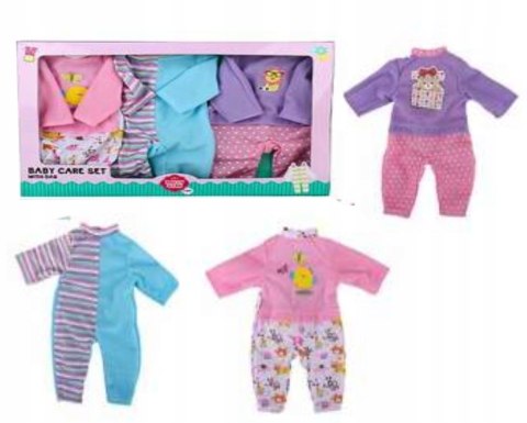 UBRANKA DLA LALEK 40CM UBRANKO 3szt UBRANKA DLA LALEK 40CM UBRANKO 3szt