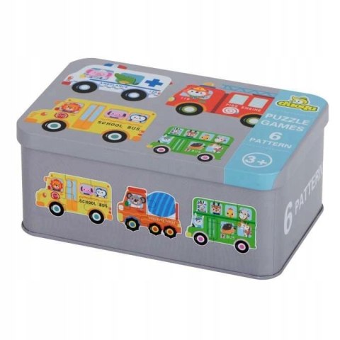 UKŁADANKA PUZZLE EDUKACYJNE POJAZDY AUTA NAUKA GRA UKŁADANKA PUZZLE EDUKACYJNE POJAZDY AUTA NAUKA GRA