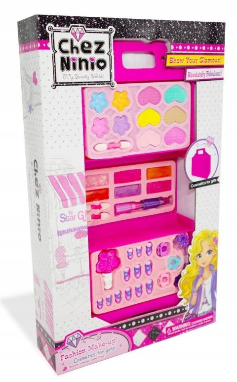 ZESTAW DO MALOWANIA KOSMETYKI MALOWIDŁA MAKIJAŻ