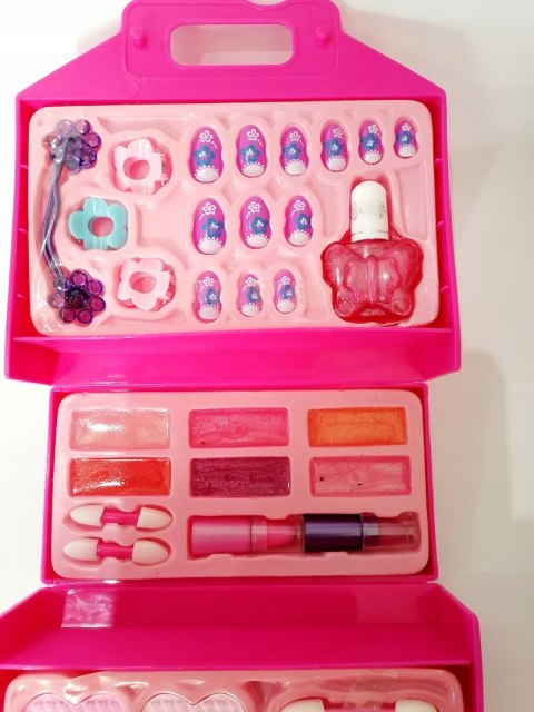 ZESTAW DO MALOWANIA KOSMETYKI MALOWIDŁA MAKIJAŻ