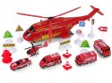 Zestaw Pojazdów Wóz Strażacki Helikopter Ratunkowy Zestaw Pojazdów Wóz Strażacki Helikopter Ratunkowy