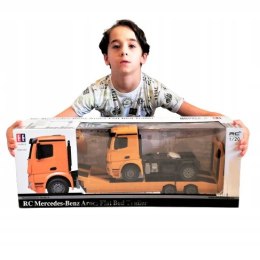 Auto CIĘŻARÓWKA Mercedes + NACZEPA pilot RC Laweta