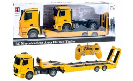 Auto CIĘŻARÓWKA Mercedes + NACZEPA pilot RC Laweta