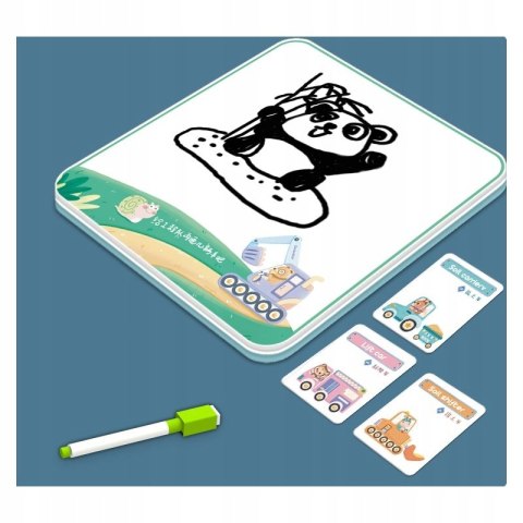 KLOCKI DREWNIANE MAGNETYCZNE POJAZDY UKŁADANKA