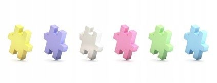 KLOCKI KONSTRUKCYJNE WAFLE MELI MINIS PASTEL KLOCKI KONSTRUKCYJNE WAFLE MELI MINIS PASTEL