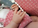 Lalka Bobas baby jak żywa +akcesoria smoczek