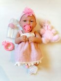 Lalka Bobas baby jak żywa+butelka smoczek łóżeczko Lalka Bobas baby jak żywa+butelka smoczek łóżeczko