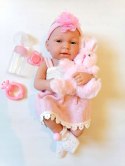 Lalka Bobas baby jak żywa+butelka smoczek łóżeczko Lalka Bobas baby jak żywa+butelka smoczek łóżeczko