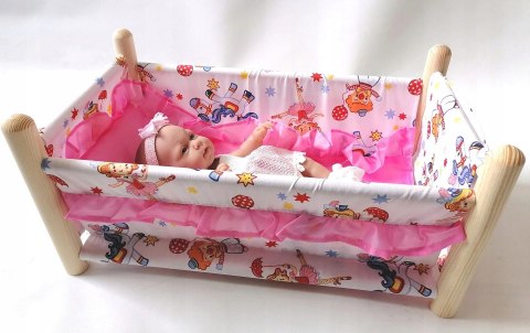 Lalka Bobas baby jak żywa+butelka smoczek łóżeczko Lalka Bobas baby jak żywa+butelka smoczek łóżeczko