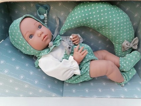 Lalka Bobas baby jak żywa duża+akcesoria smoczek Lalka Bobas baby jak żywa duża+akcesoria smoczek
