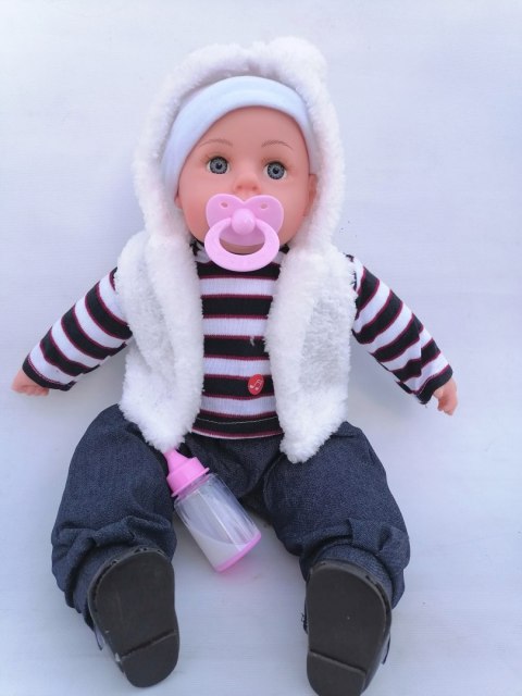 Lalka laleczka BOBAS interaktywna +akcesoria