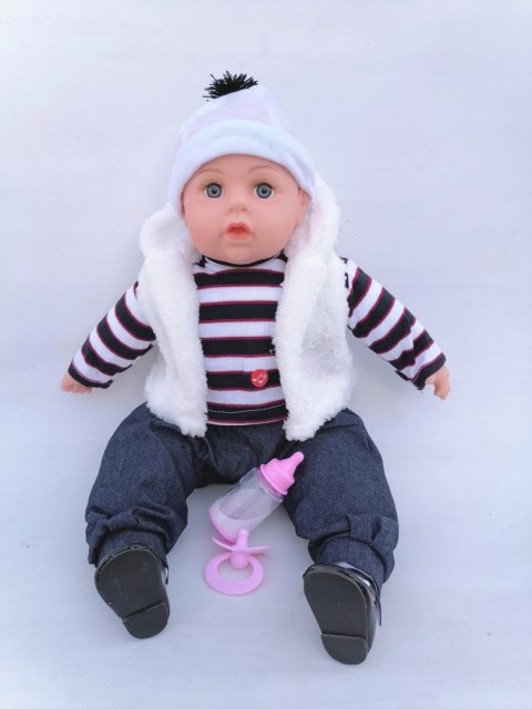 Lalka laleczka BOBAS interaktywna +akcesoria