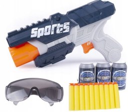 PISTOLET BROŃ NA STRZAŁKI PIANKOWE NABOJE + CELE